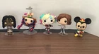 Lot of (5) Funko Pop! Disney Marvel DC Funko Pop! Loose OOB Lot