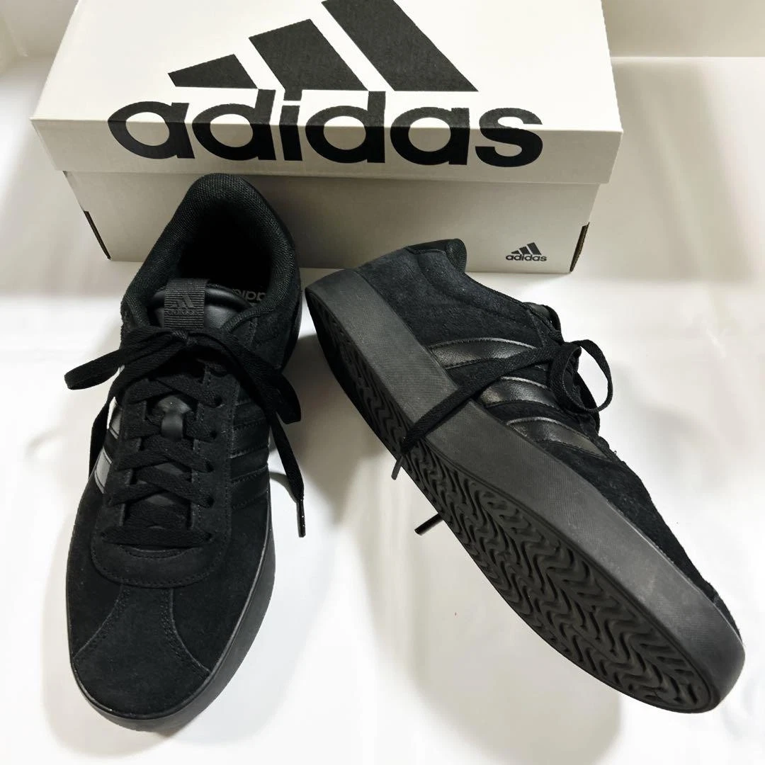 Adidas VL Court 3.0 M Sneakers 8.5 US Nero Scamosciato Casual Leggero