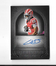 2025 Panini Silhouette Chris Henry Jr RC AUTO FRAMED SIGNATURES #75/199