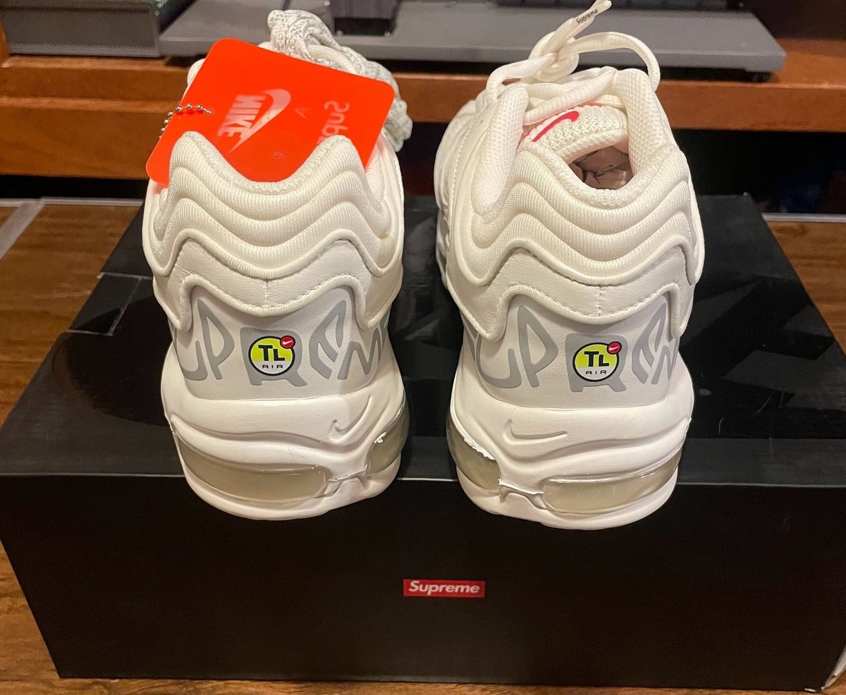 Size 9.5 - Supreme x Nike Air Max 98 TL SP White for sale online