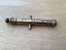 Vintage Miniature Brass Cannon Barrel ( no engravings) #M57