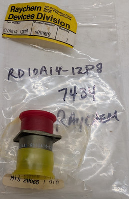 Raychem RD10A14-12P8 Round 12 Pin NOS Genuine Connector