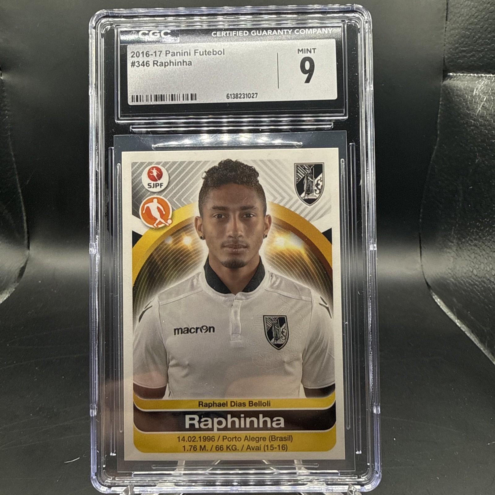 2016-17 Panini Futebol Sjpf Stickers - Raphinha #346 (RC)