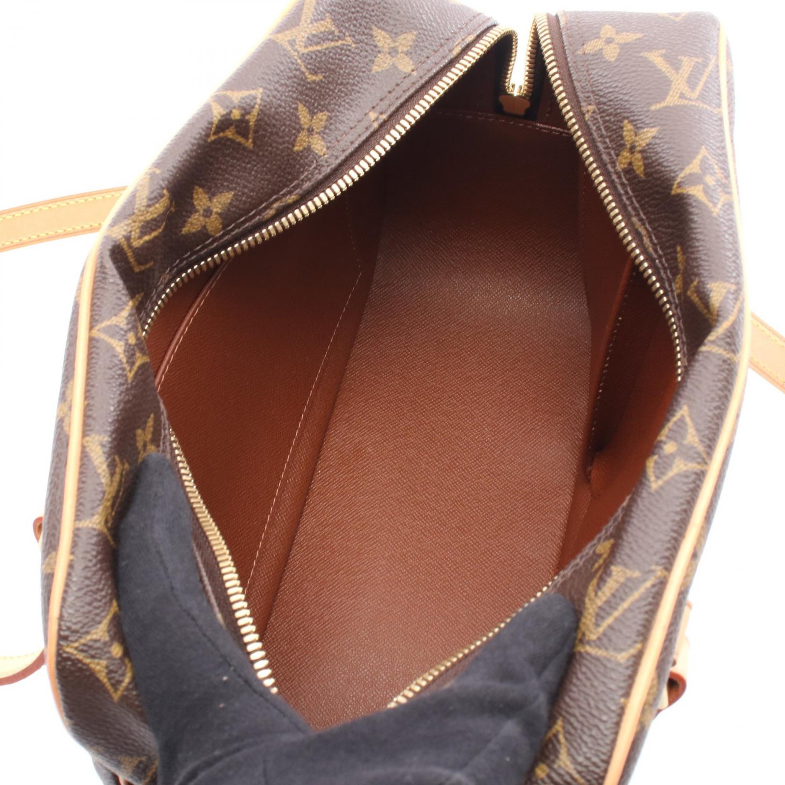 Louis Vuitton Cité MM Shoulder Bag Monogram Leather Brown M51182 image 3