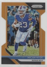 2018 Panini Prizm Orange Prizm 231/249 Micah Hyde #179 jg5