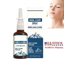 Nasal Spray   Cleanses  Refreshes Your Nasal,Natural Mineral Formula 150 Uses 
