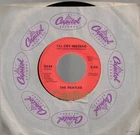 I'll Cry Instead by The Beatles (7" Vinyl, 1976, Capitol 5476 Reissue) GOOD+