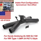 For Honda GL1000 GL1100 Single Carb Conversion Manifold For VW 34 PICT-3 Carb
