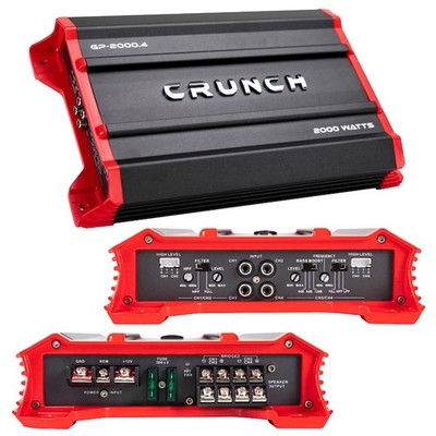 Crunch GP2000.4 4x250@4ohms,2x1000watts@4ohms Bri