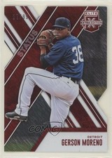 2017 Panini Elite Extra Edition Status Red Die-Cut 17/99 Gerson Moreno #189 pn9
