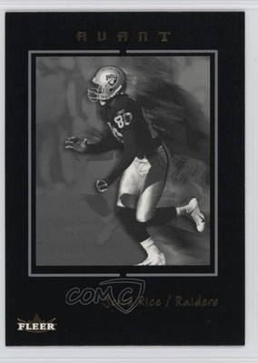 2003 Fleer Avant Black 163/199 Jerry Rice #17 HOF 1s2l