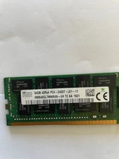 SK HYNIX 64GB 4DRX4 PC4-2400T LE1 HMAA8GL7MM4RN-UH TE AA 1631 SERVER MEMORY