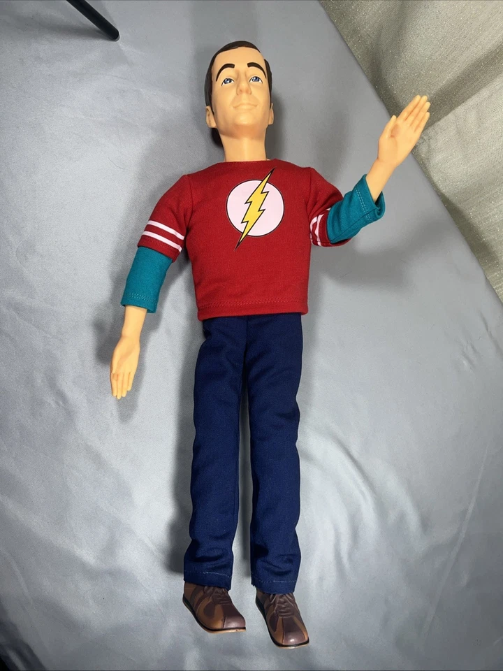 Juguete parlante Big Bang Theory Sheldon Cooper 17" Posable Jim Parsons -funciona- Foto 2 de 4