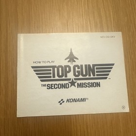 Nintendo NES - TOP GUN SECOND MISSION - Near Mint PAL  A - CIB & Protector