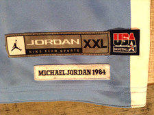 MICHAEL JORDAN # 23 XXL 1984 NC STATE/OLYMPIC DREAM TEAM NIKE TEAM SPORTS JERSEY