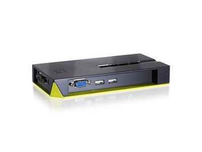 CP Technologies LevelOne USB KVM Switch 4-Port Black Edition