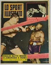 Lo Sport Illustrato 44 - 1960 Giulio Rinaldi vs Archie Moore Giordano Campari