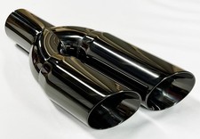 Exhaust Tip 2.25 Inlet 3.00 Outlet 13.00 Long Wdwdrs30013-225-bc-ss Dual Round S