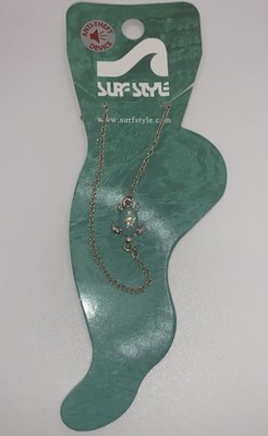 Surf Style Blue Turtle Rose Gold Chain Bracelet Anklet Pendant 136253 BOGO!