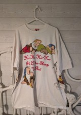 Vintage Disney Shirt Snow White And The Seven Dwarfs AOP All Over Print RARE