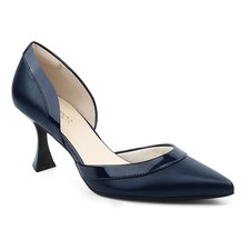 JENN ARDOR Women's Pumps Low Heels Pointed Closed Toe Kitten Dress Shoes for ...