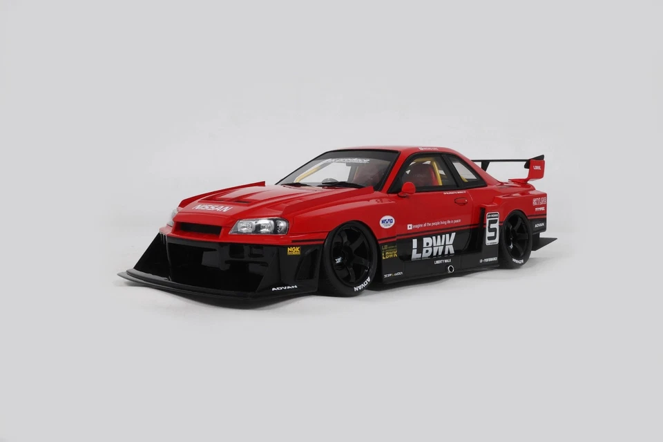 GTSPIRIT Preorder 30.12 Q2/26 GT Spirit NISSAN SKY R34 GT 2020 1:18 Model Car GT570 KidBX