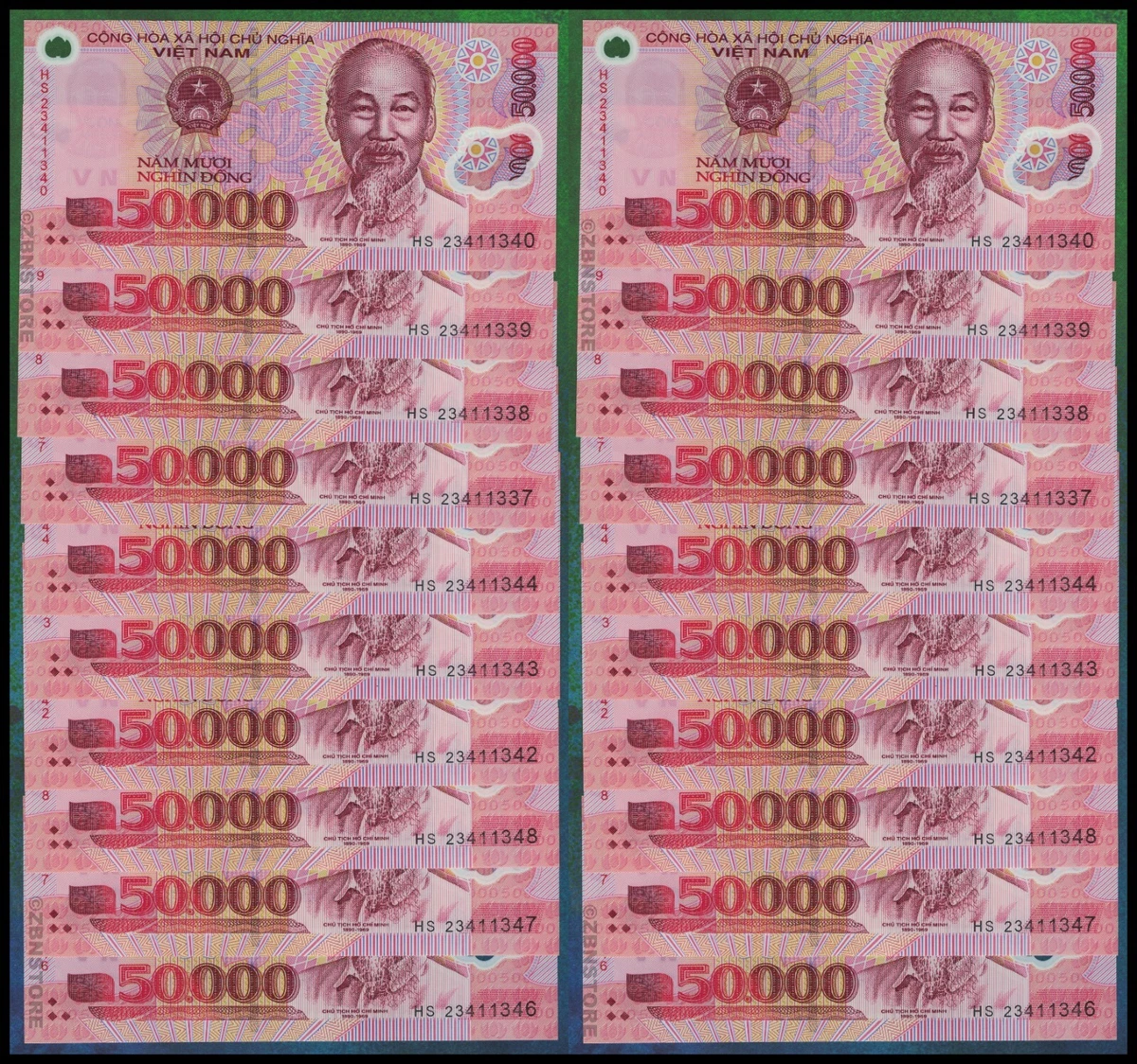 Vietnamese Paper Money 50,000 ₫ Denomination for sale | eBay