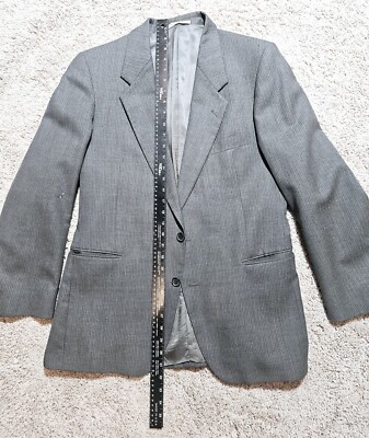 Vintage 1990's Yves Saint Laurent Blazer YSL Men's Jacket Gray | eBay