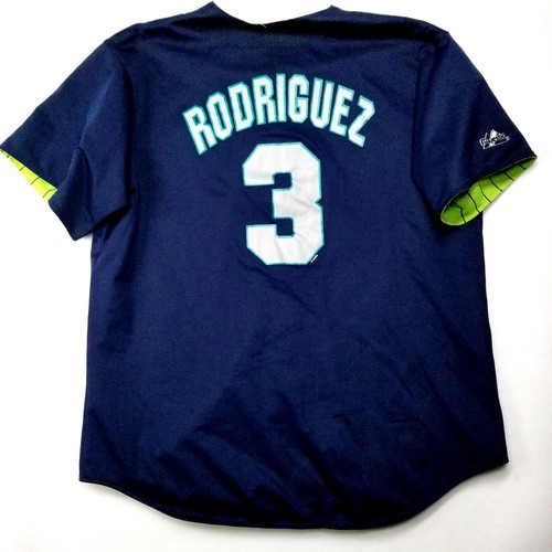 Vintage Majestic Made In USA Mariners Alex Rodriguez#3 Reversible CB3 - Picture 6 of 15