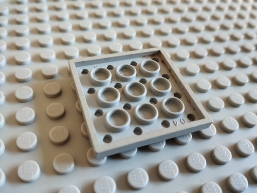 Lego Vintage Plates 4x4 4x6 4x8 4x10 4x12 Light grey blue black etc - Picture 11 of 60