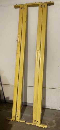 Lot of 4 Pallet Racking Shelf 8” Yellow Beam