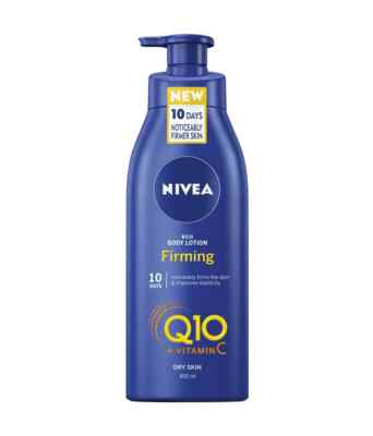 NIVEA Q10 400ml-14oz, Firming Body Milk with Vitamin C