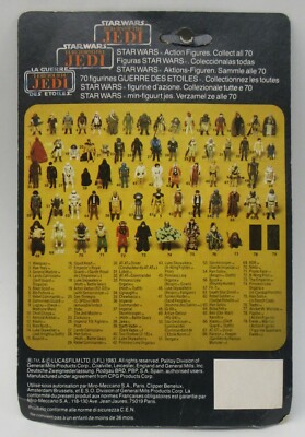 rare 1983 Star Wars ROTJ ANAKIN SKYWALKER Tri-Logo Card | eBay