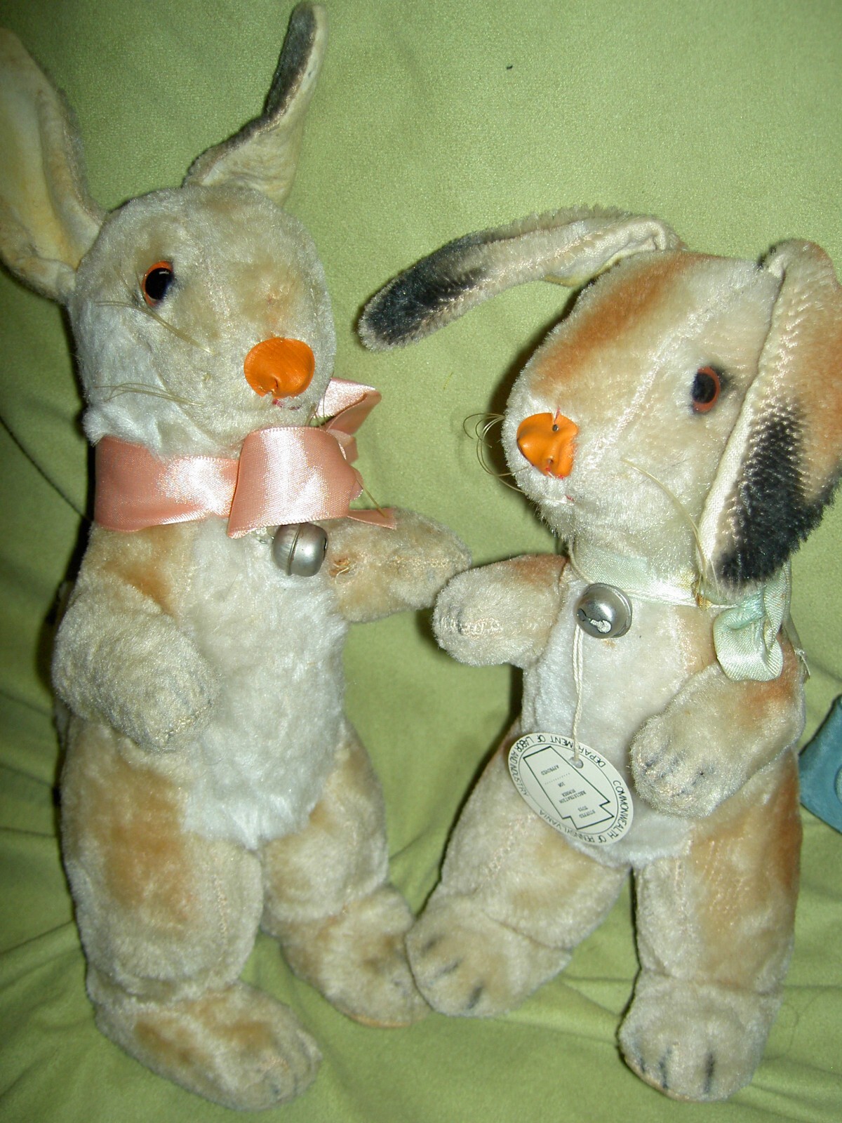 RARE antique c1915 CANDY CONTAINER sgnd. Germany bobble head BUNNY ...