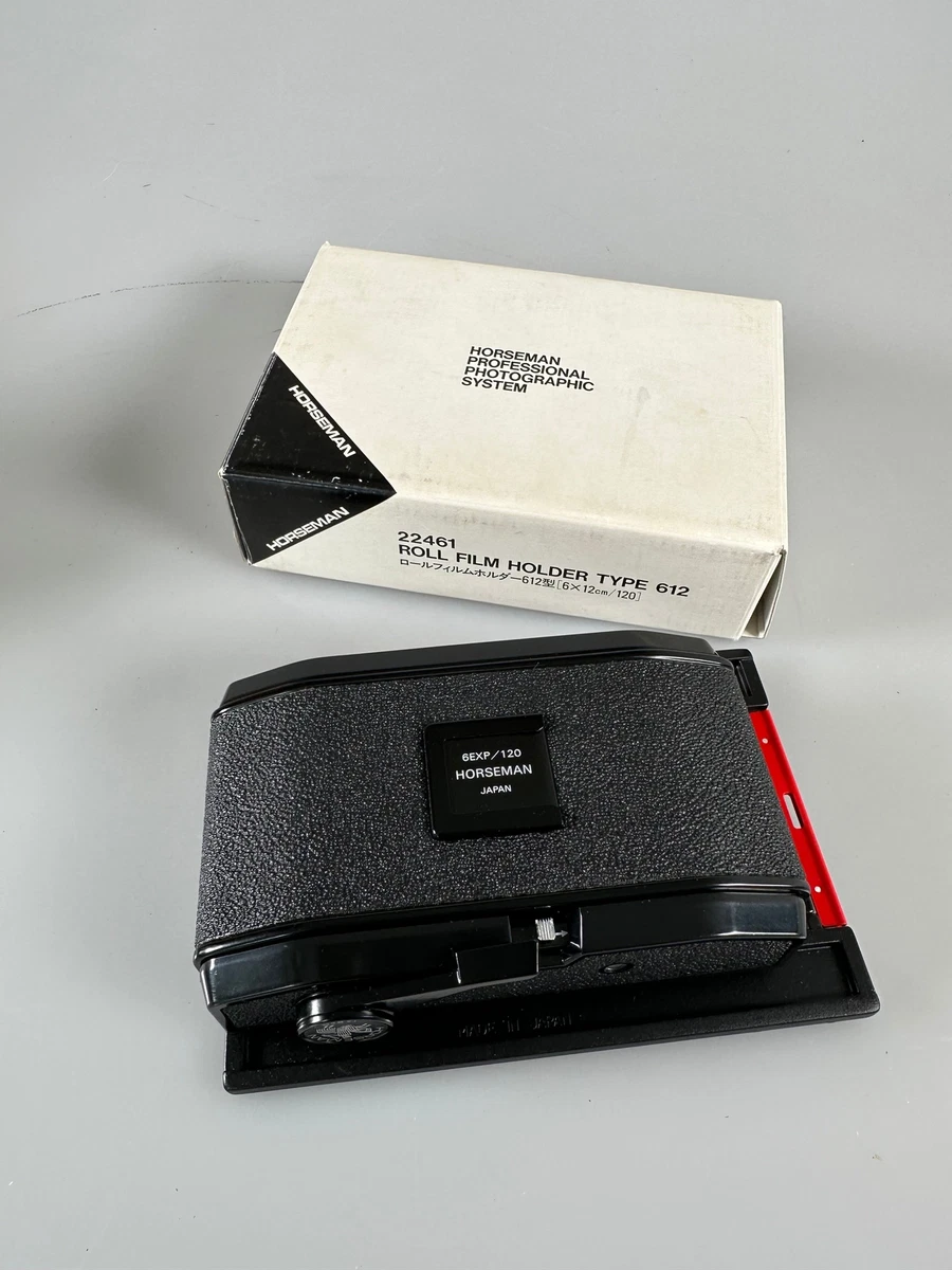 Horseman Type 612 4x5 120 Roll Film Holder 6x12 6 Exposures 22461