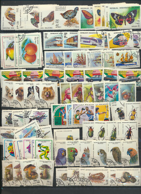 Madagascar Topical Stamp Collection 100 different stamps (all are sets see scan)