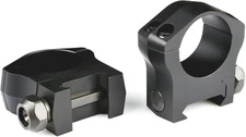 Warne Mountain Tech Scope Rings 1 Inch Matte Black Medium 7201M NEW