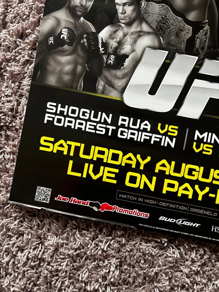 UFC Rio Anderson Silva v  Yushin Okami Official Poster 18x24 Great Shape! - Image 4 of 4