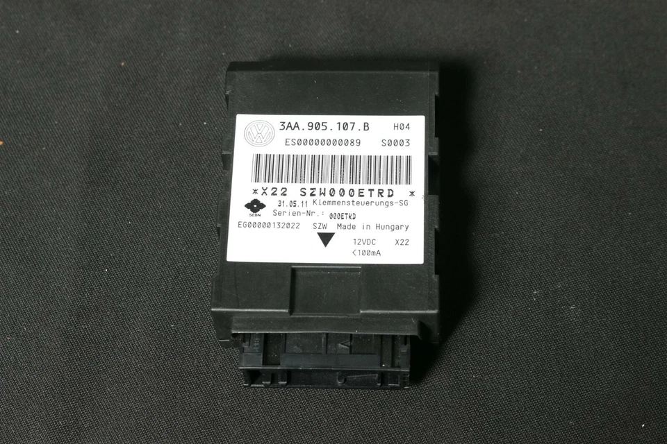 3AA905107B Centralina Zündanlasstaster Klemmsteuerung Kessy VW Cc Passat 3C - Immagine 2 di 4