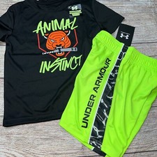 Under Armour Size 4 Animal Instinct Tiger Baseball Outfit Set NEW