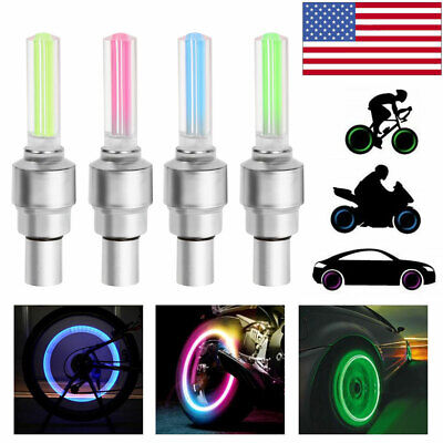 Moto valves cover Bicycle LED Light Car Wheel Bike Bicycle Light Car SY