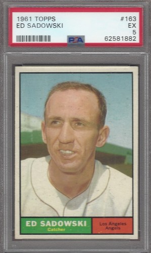 1961 Topps Ed Sadowski #163 card