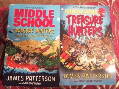 JAMES PATTERSON/ Treasure Hunters  & Middle School. Tween Kids Books
