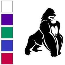 Gorilla Ape, Vinyl Decal Sticker, Multiple Colors  Sizes 7142