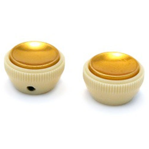 Hofner Teacup Tea Cup Knobs for Bass Guitar Cream and Gold Set of 2 eBay