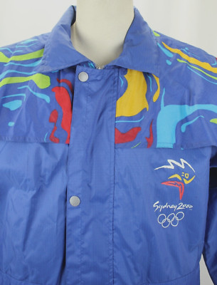SYDNEY 2000 OLYMPICS VOLUNTEER BONDS BLUE JACKET SIZE M VGC!