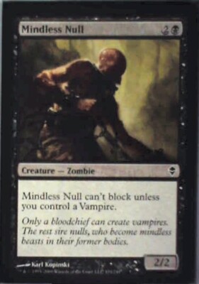 Mindless Null - Zendikar: #103, Magic: The Gathering Nm R203