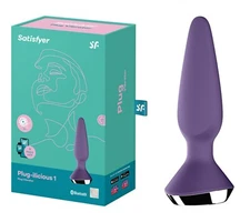 SATISFYER ILICIOUS 1 PLUG RECHARGEABLE BLUETOOTH VIBRATING ANAL PLUG 