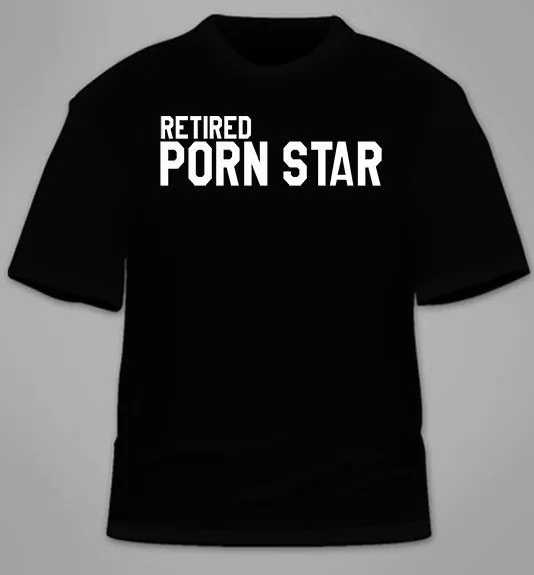 Brazzers Rep Xxx - Retired Porn Star T-Shirt. Funny XXX Brazzers Bang Hilarious TShirt Gift  Tees | eBay