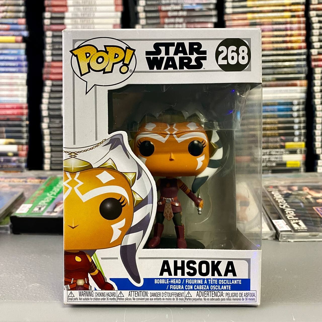 Sale Funko Pop! Vinyl: Star Wars - Ahsoka #268 Collectible Toy Figure